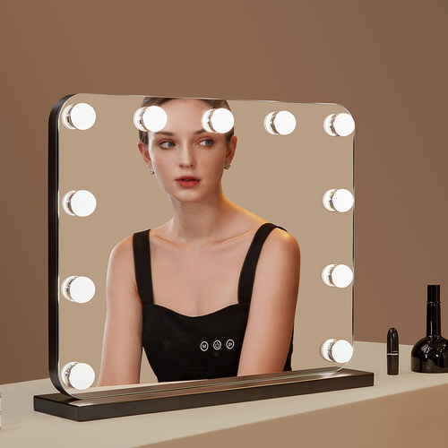 化妆镜台式led电灯泡家用智能