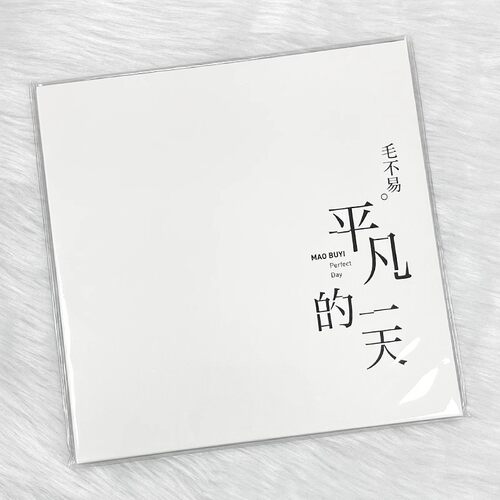 正版 毛不易专辑 平凡的一天 LP黑胶唱片 老式留声机12寸碟片唱盘