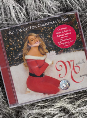 正版 玛丽亚凯莉 这个圣诞我想要的只有你 30周年版 CD唱片