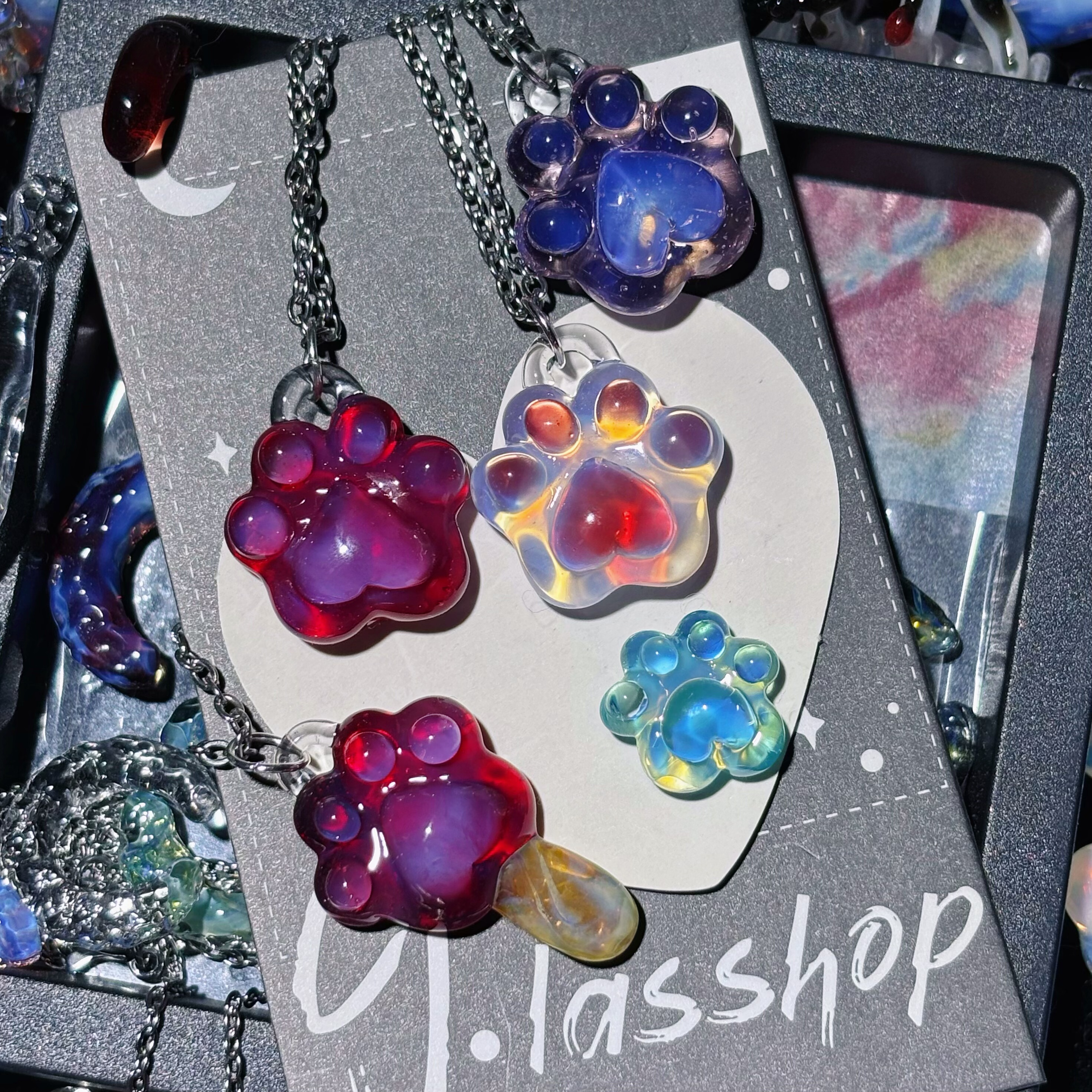 CJglasshop-爪爪冰棍 疯狂动物城周边礼尼克朱迪项链猫爪艺术品