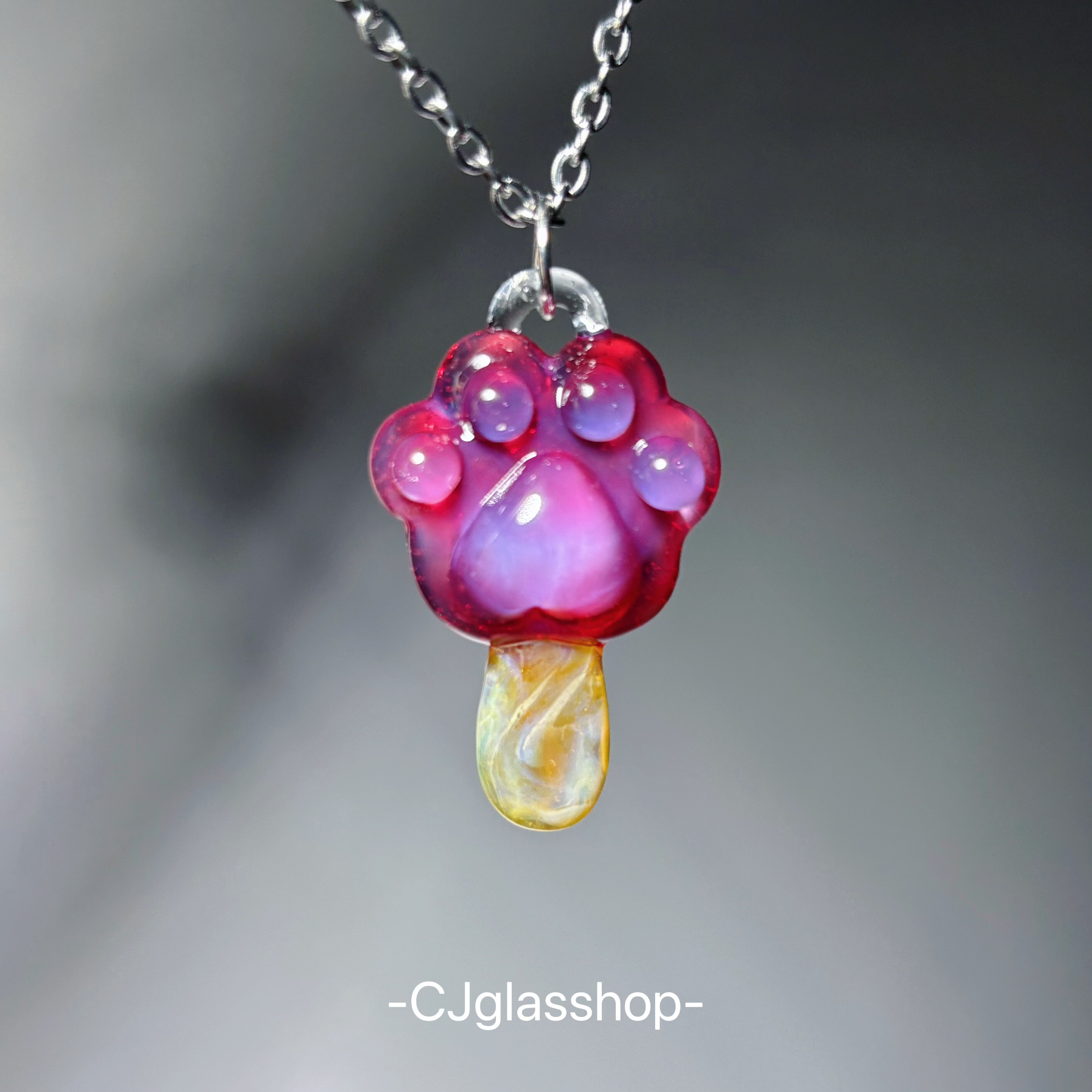 CJglasshop-爪爪冰棍 疯狂动物城周边礼尼克朱迪项链猫爪艺术品