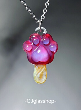 CJglasshop-爪爪冰棍 疯狂动物城周边礼尼克朱迪项链猫爪艺术品