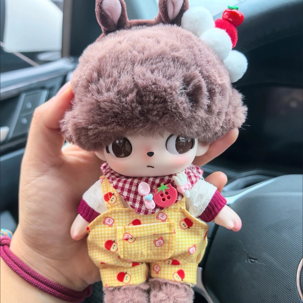 迪士尼高飞搪胶毛绒挂件衣服着替