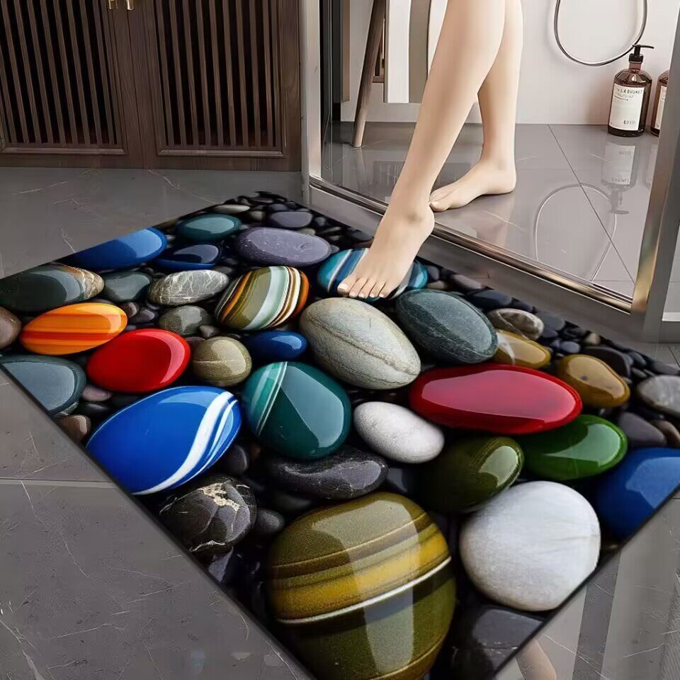 吸水速干防滑硅藻泥地垫浴室卫浴