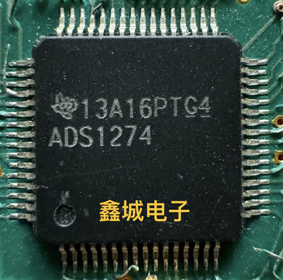 ADS1274IPAPT  HTQFP64  丝印ADS1274 模数转换器 原装拆机
