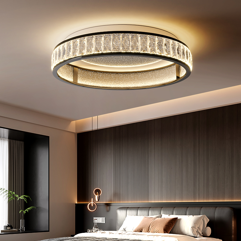 意式极简轻奢水晶吸顶灯