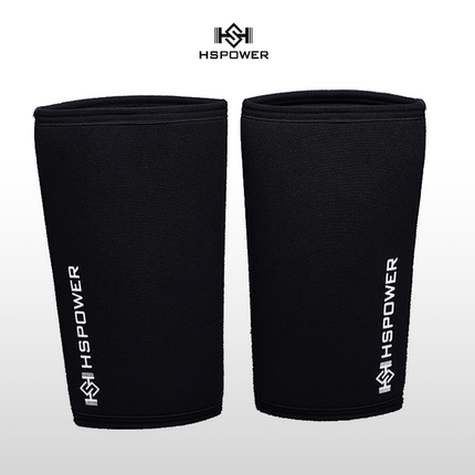 悍苏体育 力量举护膝 深蹲7mm专业套筒健身举重健美套护筒运动护