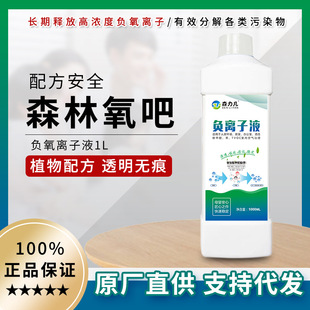 负离子微小粒径负氧离子液室内车内空气净化除醛水溶产品可添加