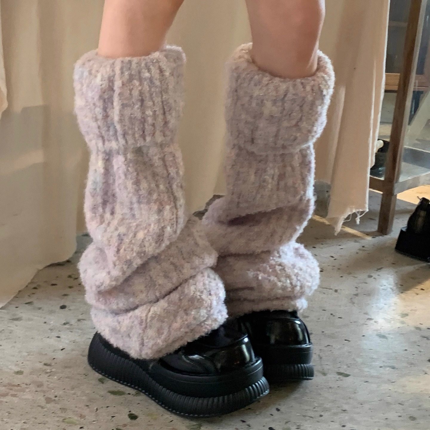 软糯毛毛绒袜套女加长加厚翻边象腿袜秋冬护膝网红保暖堆堆袜腿套,女士内衣/男士内衣/家居服,长筒袜,淘宝优惠券,粉丝福利购,淘宝优惠卷