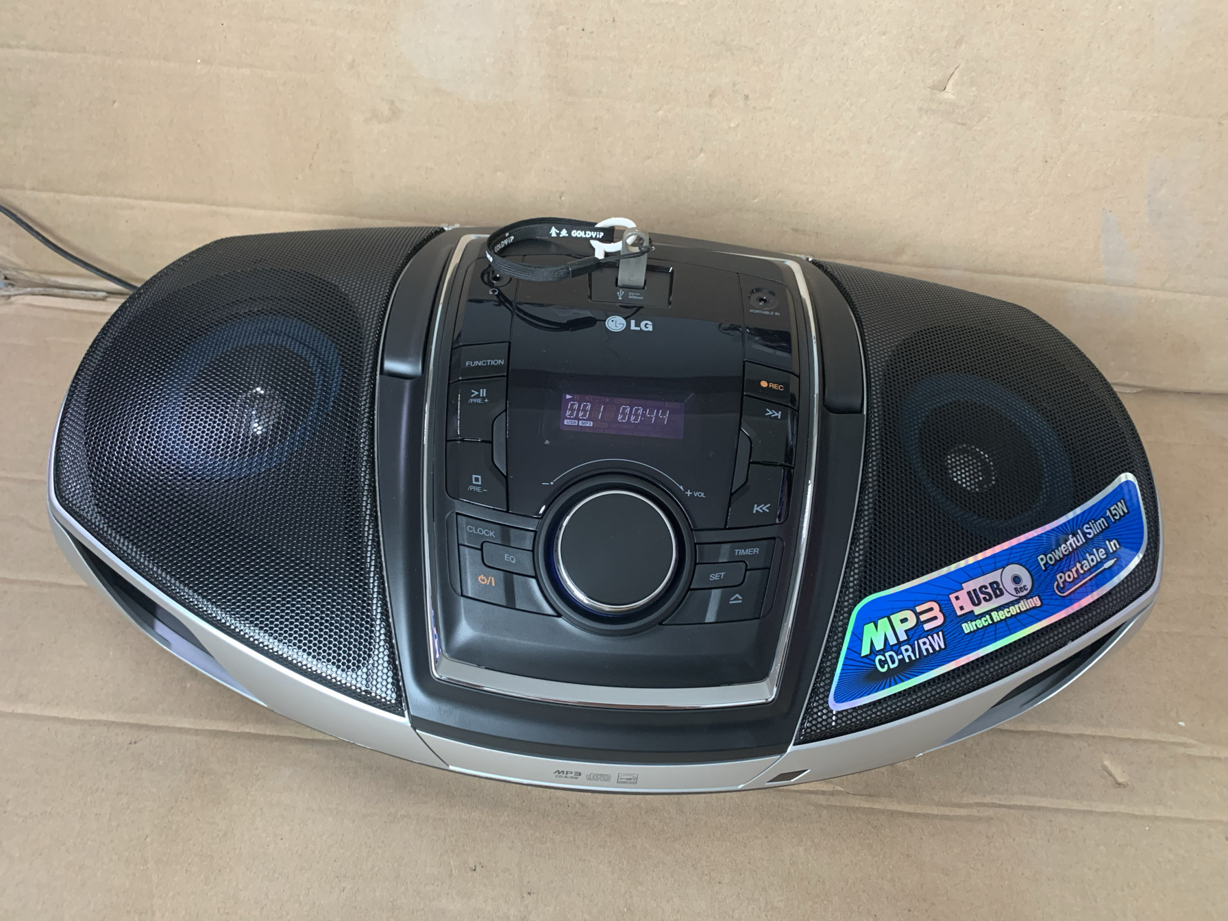 韩国LG高档手提式cd播放机 超好音质 usb播放 收藏佳品收音机功能