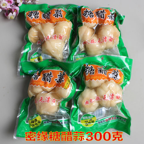 密缘糖醋蒜头甜蒜糖蒜腌泡300g