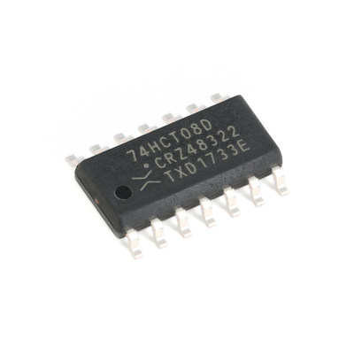 原装正品 74HCT08D,653 SOIC-14 四路2输入与门 贴片逻辑芯片