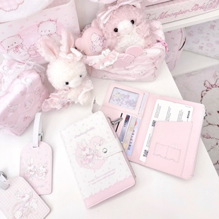 MG原创设计护照夹卡包出国旅行机票夹证件本多功能拉链收纳防盗刷