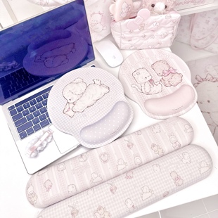 MG原创护腕鼠标垫家用电脑桌加厚硅胶防滑手腕垫办公室键盘手托