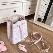 MG原创水桶包糯叽叽系列单肩斜挎包2024新款 小号手提包少女通勤包