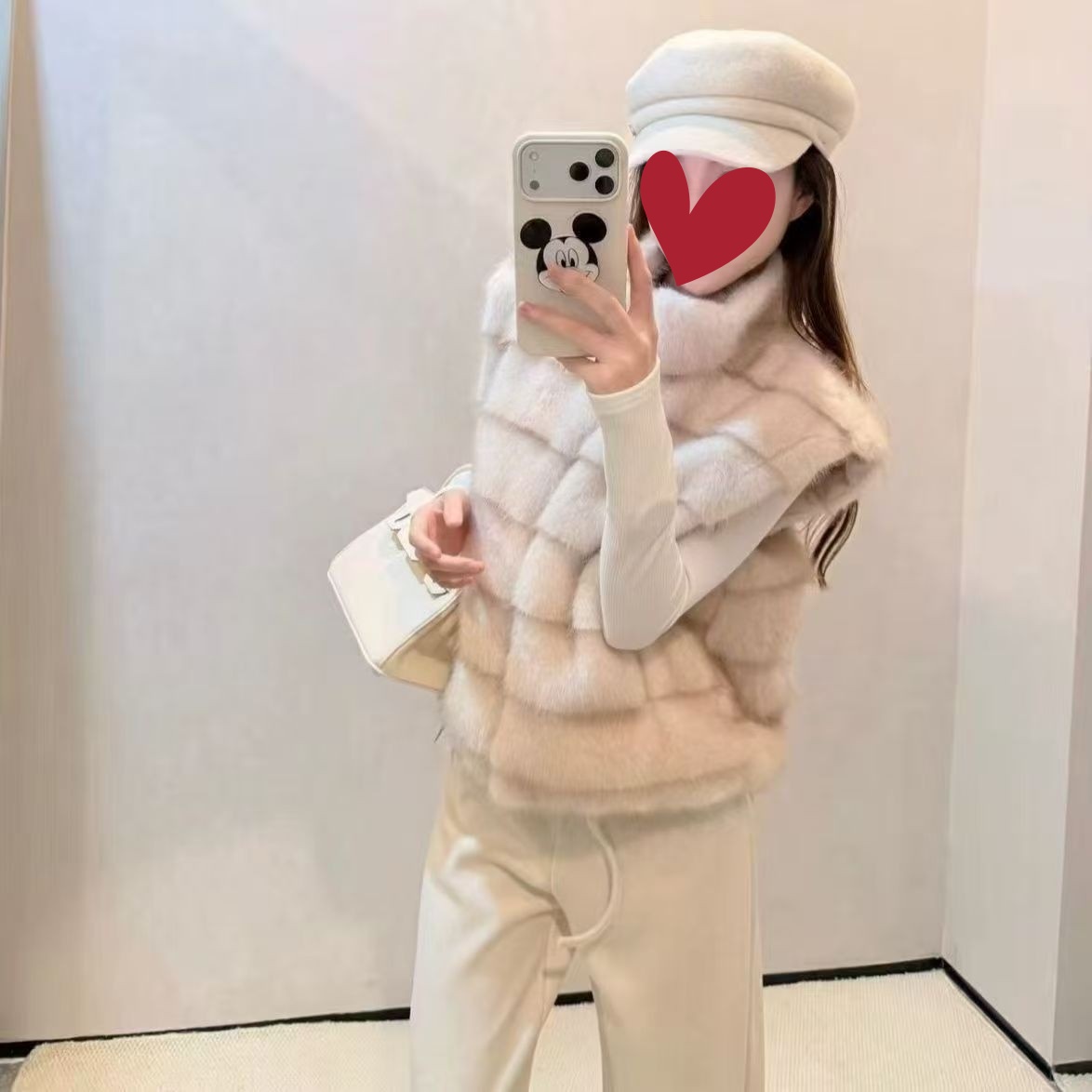 毛毛秋冬季坎肩马甲2025新款