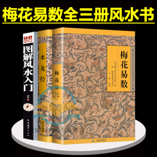 风水书籍邵子神数术数中国哲学故宫珍本 正版 周易全书易经入门类畅销图书籍 邵康节 梅花易数 水龙经白话讲义精解 邵雍著 3册