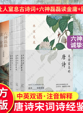 【六神磊磊推荐】5册许渊冲古诗词书+六神磊磊读金庸+回忆录 美得窒息的唐诗宋词诗经林深见鹿燕燕于飞纸短情长现当代文学散文随笔
