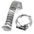 Silver Steel Case Steel Band Set