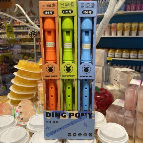 叮小马叮叮竖笛乐器玩具糖玩儿童礼物学生趣味玩具音乐过家家批发