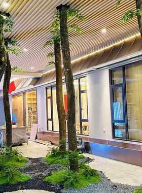 北欧原木圆柱咖啡厅民宿摆件