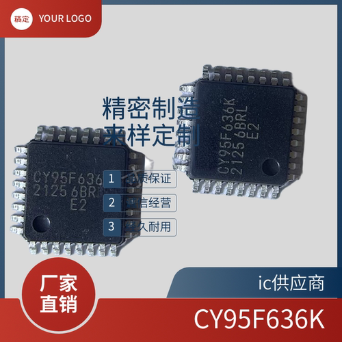 进口原装 CY95F636KPMC-G-UNE2 CY95F636K MB95F636K微控制器芯片