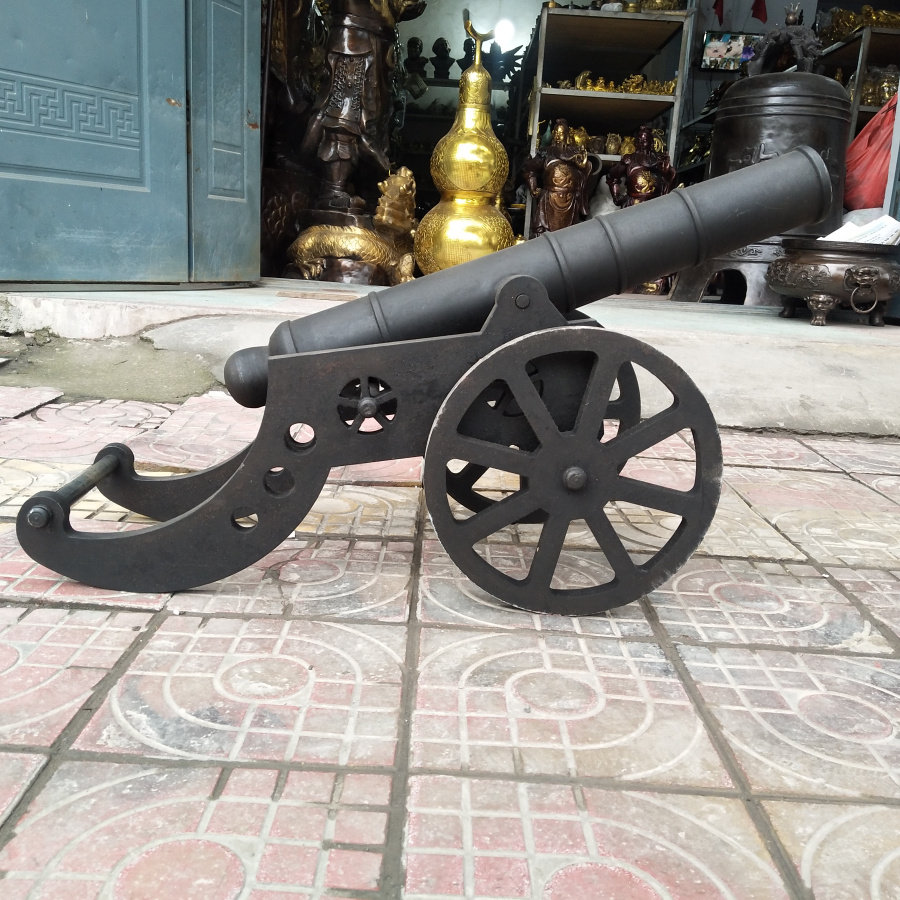 大号铁大炮摆件铸铁镇宅红衣大炮铁炮门口摆设门厅家居礼品工艺品