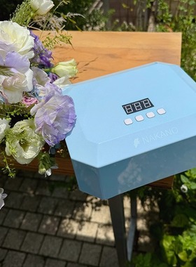 NAKANO新品蓝色美甲灯感应光疗灯 UV/LED灯指甲照灯烘干灯36w