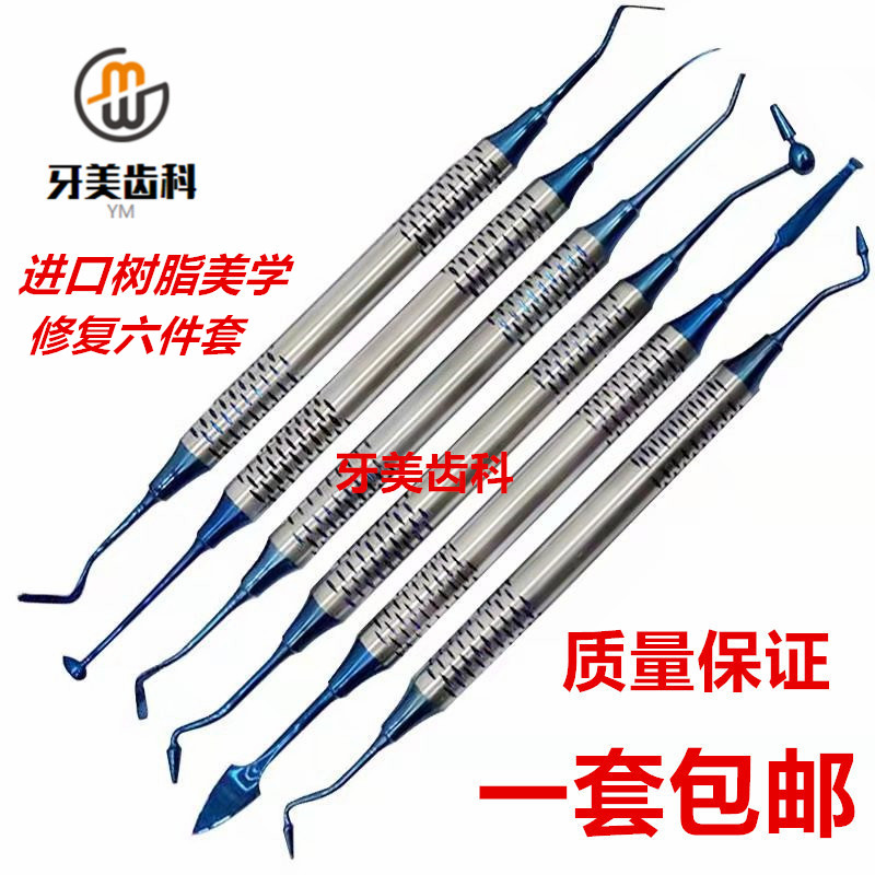牙科充填器树脂充填器修整器套装美学冰瓷纳米浮雕美白牙齿炫工具