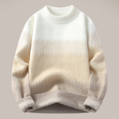 仿貂绒青少年冬季保暖毛衣