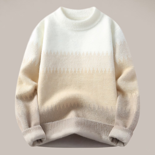 仿貂绒青少年冬季保暖毛衣