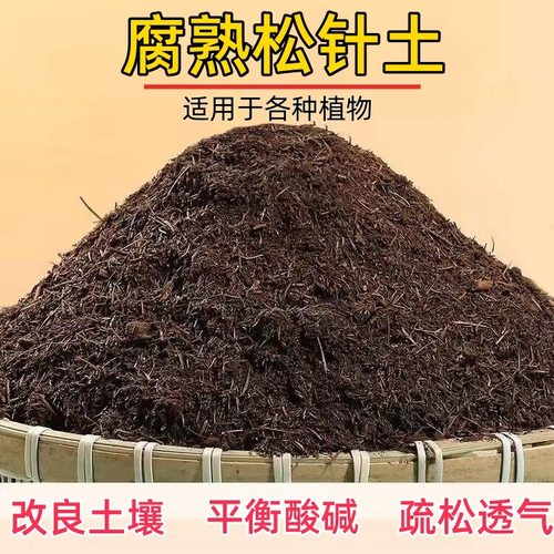 松针腐殖土营养土纯松针花土松针土通用型纯松针腐熟松针土腐叶土