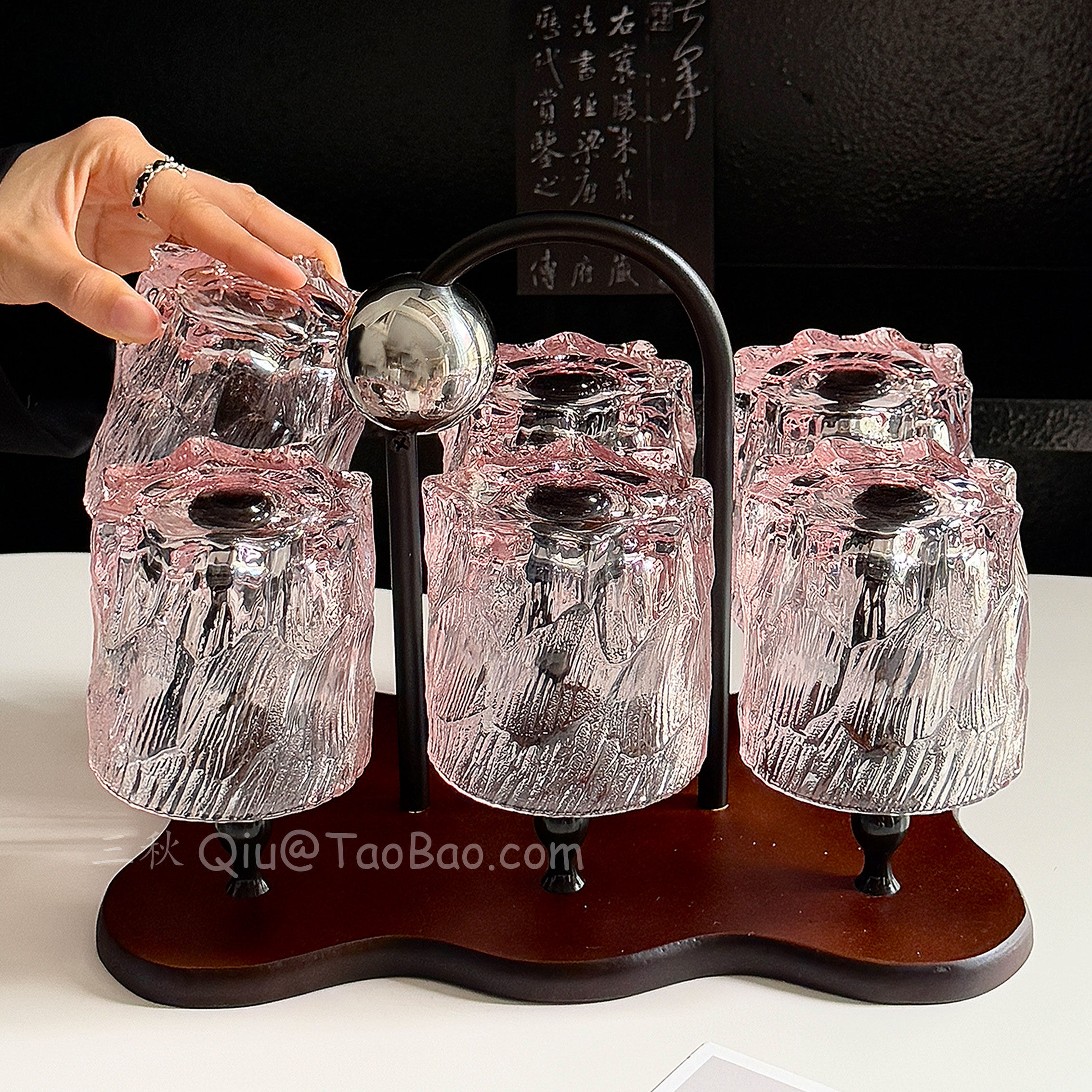 高级感轻奢家用客厅待客水杯茶杯套装杯具果汁杯牛奶杯洋酒杯礼物