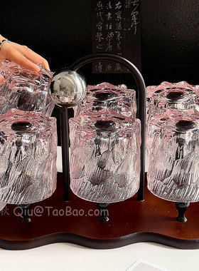 高级感轻奢家用客厅待客水杯茶杯套装杯具果汁杯牛奶杯洋酒杯礼物