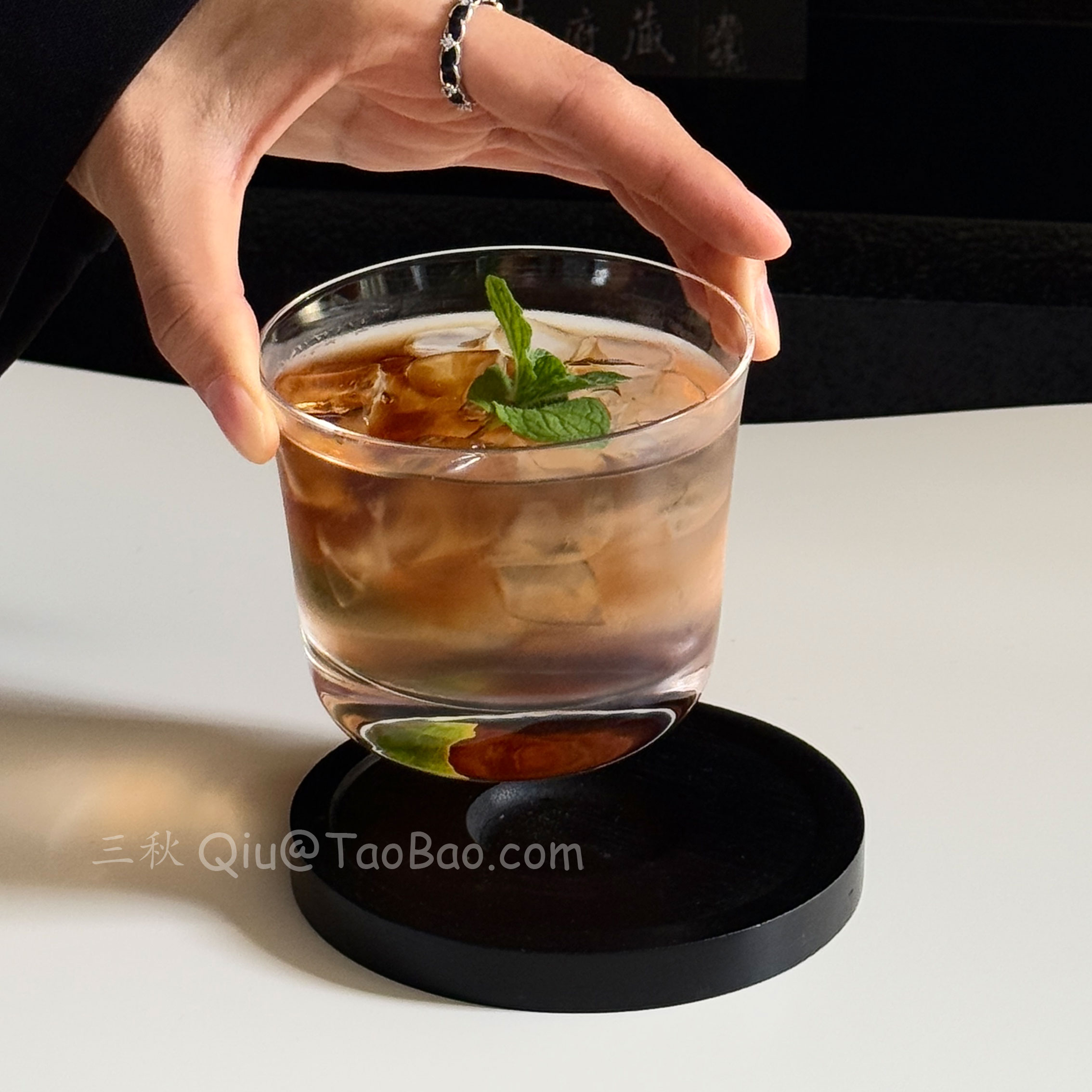 冰美式拿铁杯洋酒杯美式拿铁冷萃