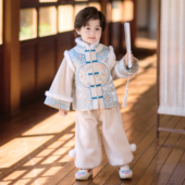 唐装 汉服男童冬季 套装 中国风拜年服马年儿童过年新中式 嘉硕 新款