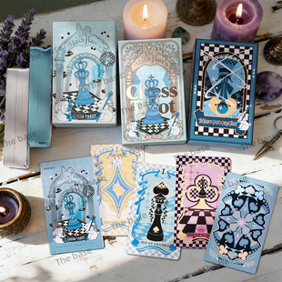 三月兔 chss 棋语塔罗牌the hares tarot国际象棋风 march 正版