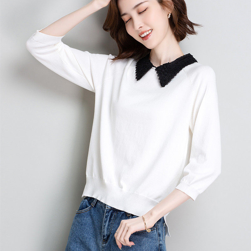 2024新款秋冬季网红同款韩版套头针织衫女薄款空调衫女士上衣套头