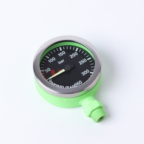 意大利Termo Cerakote SPG 52mm钢化玻璃潜水spg彩色残压表 果绿