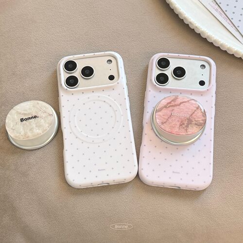 适用高级感石纹磁吸支架iphone17pm手机壳苹果16软菲林15贝母17韩