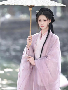 租汉服古装出租女魏晋南北朝大袖仙气飘逸古风活动舞蹈演出服租赁