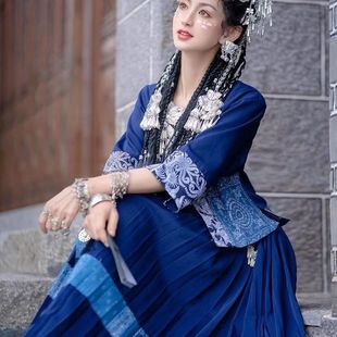 出租少数民族服装苗疆苗族侗族土家族舞蹈表演服饰拍照写真民族风