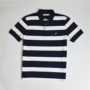 Mỹ mua NAUTICA Bắc Âu cotton cotton mùa hè sọc ngắn tay áo sơ mi ngắn tay - Polo áo polo tay dài