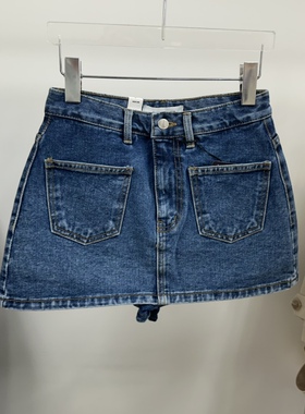 韩国正品代购 TOPDRESSING春季新款经典防走光裙裤显高牛仔半身裙