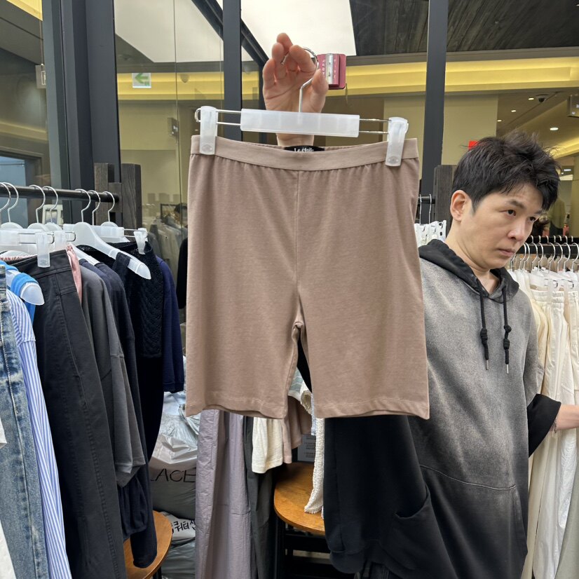 韩国正品代购 LE ETOILE夏季新款清爽舒适日常修身打底休闲短裤