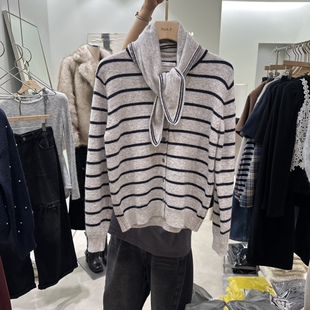 PART3韩国正品代购2025针织衫女宽松显瘦时尚气质女休闲毛衣上衣