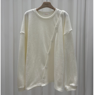 PLUM Q韩国正品 2025女宽松纯色休闲时尚 SAY 代购 T恤 YOU