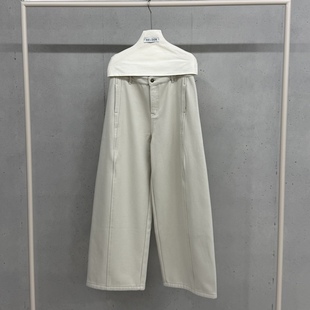 HELDER-P极简风高腰阔腿裤女百搭宽松休闲裤时尚气质显瘦长裤