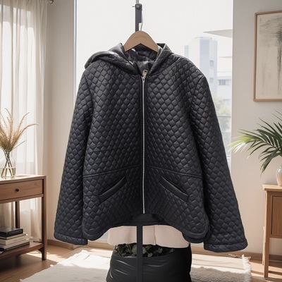 大码加棉加厚皮衣外套加肥加大码女装200斤胖MM秋冬妈妈装
