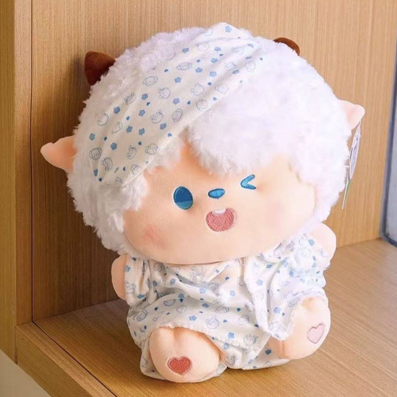 懒羊羊娃衣喜羊羊与灰太狼抱抱公仔毛绒玩具衣服玩偶35cm娃衣现货